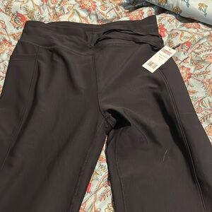 Wide leg high waisted drawstring, 32° heat, cool pants, large